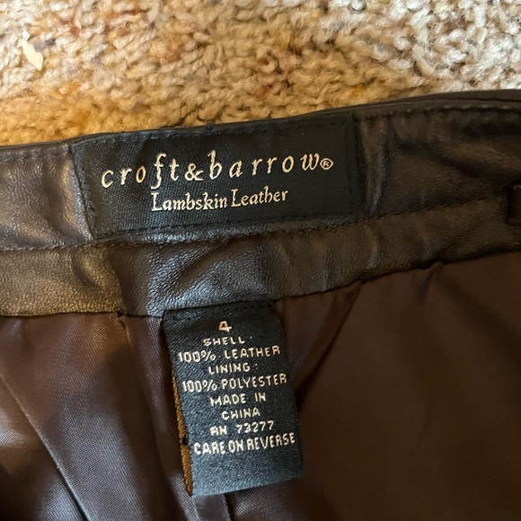 🔥100% Lambskin Leather Pants🔥 - Picture 3 of 16